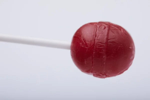 Doces de pirulito vermelho — Fotografia de Stock