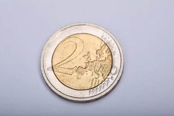 Euro coin close up — Stock Photo, Image