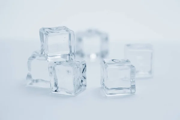 Cubos de gelo de perto — Fotografia de Stock