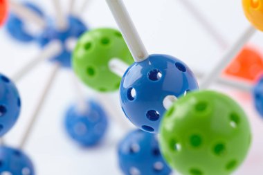 renkli moleküler yapısı