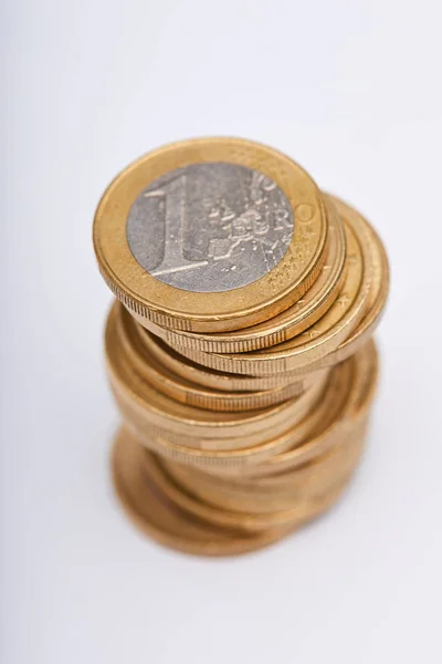 Investimento em moedas de euro — Fotografia de Stock