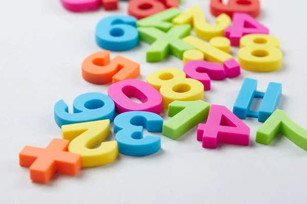 Color numbers for education — Stock Photo, Image