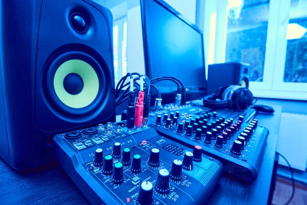 Professional recording studio — Stock Photo, Image