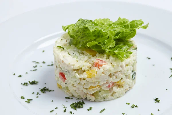 Arroz sabroso con verduras —  Fotos de Stock