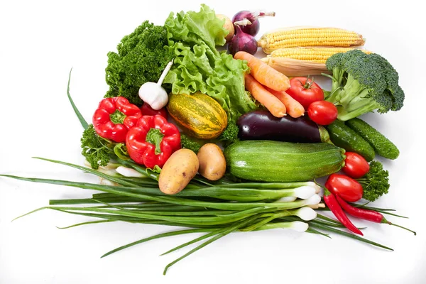 Montón de verduras frescas — Foto de Stock