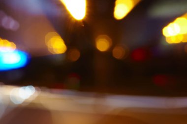 soyut şehir ışıkları