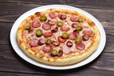 taze lezzetli pizza