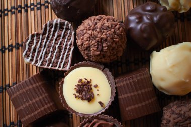 lezzetli çikolata tatlılar