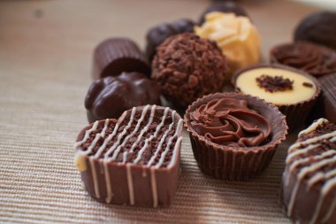 lezzetli çikolata tatlılar