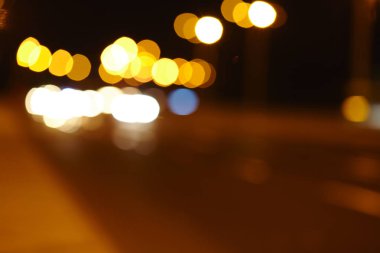 bulanık şehir ışıkları