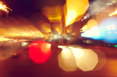 bulanık şehir ışıkları