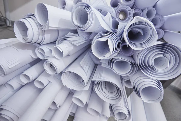 Rollos de papel blanco — Foto de Stock