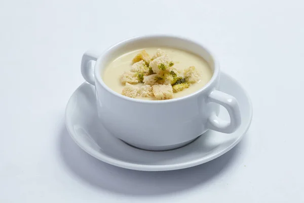 Γευστική σούπα με κρέμα γάλακτος — Φωτογραφία Αρχείου