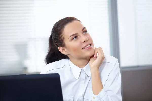 Young businesswoman at workplace — Stock Photo, Image