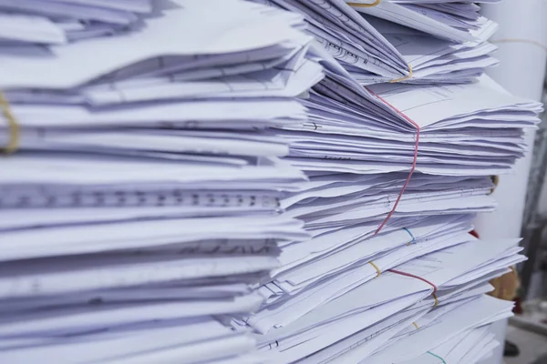 Stacks of paper files — Stock Photo, Image