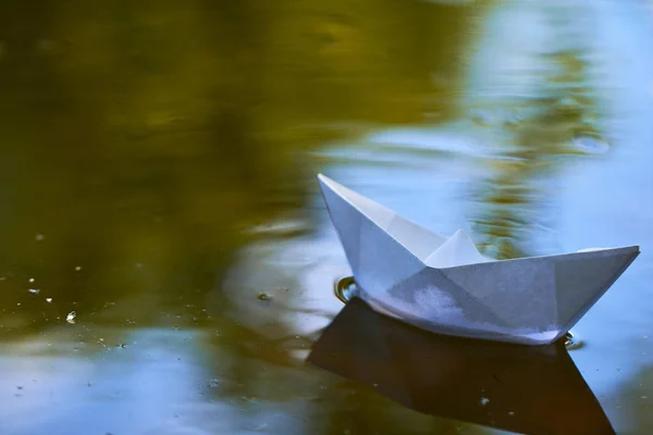 小纸船 — 图库照片