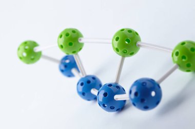 renkli moleküler yapısı