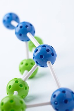 renkli moleküler yapısı