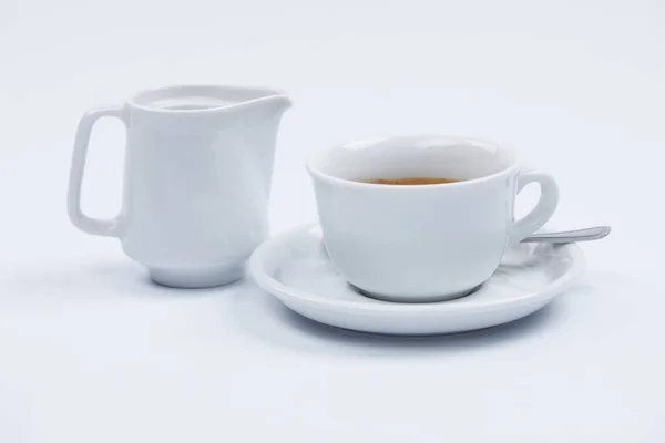 Taza de café con crema — Foto de Stock