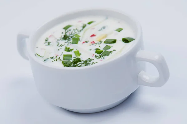 Leckere kalte Suppe — Stockfoto