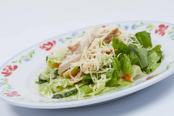 God sallad med kyckling — Stockfoto