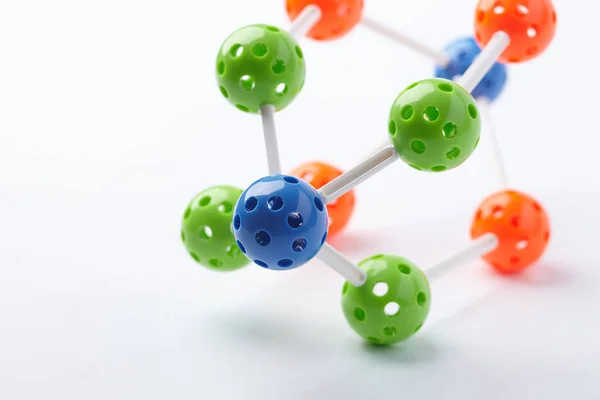 Structure moléculaire colorée — Photo