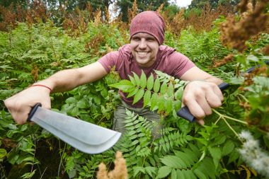 adam yol yapım pala ile