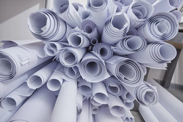 Rolos de papel branco — Fotografia de Stock