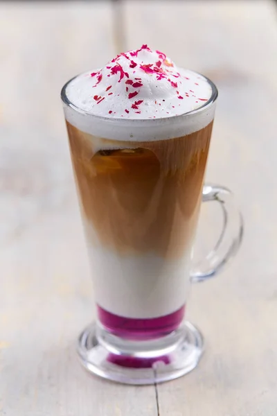 Café con jarabe dulce — Foto de Stock