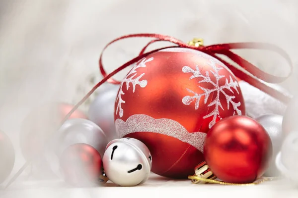 Hermosas bolas de Navidad — Foto de Stock