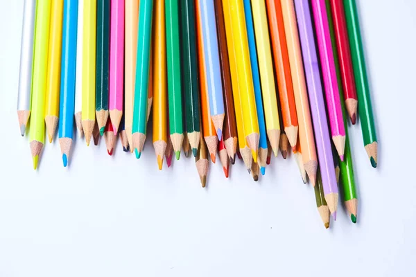 Assortment of color pencils — Stock Photo, Image