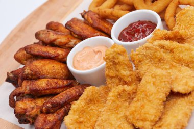 soslar ile et iştah açıcı set