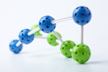 renkli dekoratif moleküler yapısı 