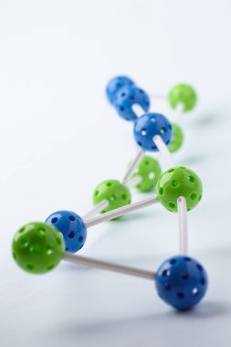 renkli dekoratif moleküler yapısı 