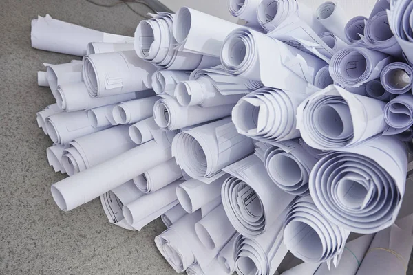 Rollos de papel blanco — Foto de Stock