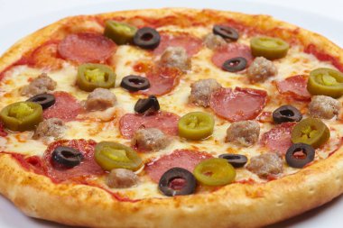 Lezzetli geleneksel Pizza 