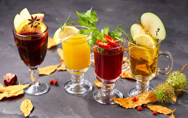 Hete herfst cocktails — Stockfoto