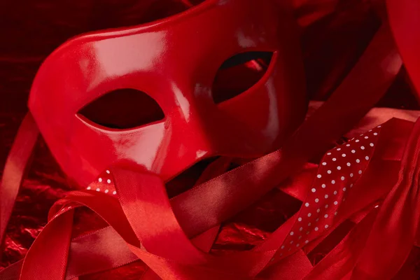 レッド カーニバル マスク — ストック写真