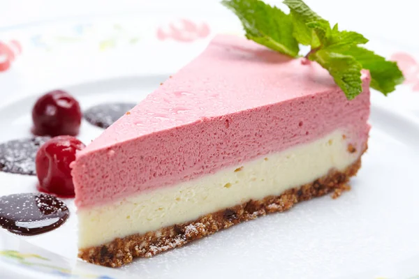 Zoete smakelijke Cheesecake — Stockfoto