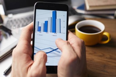 Modern smartphone holding eller 