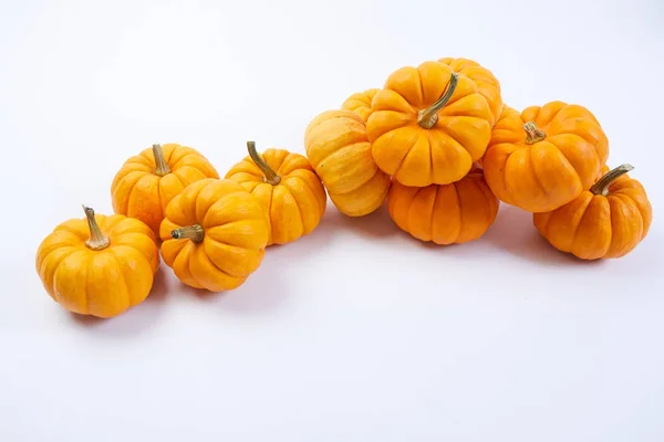 Pequeñas calabazas naranjas — Foto de Stock