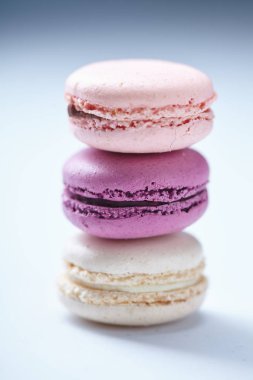 geleneksel lezzetli renkli macaroons, yakın çekim 