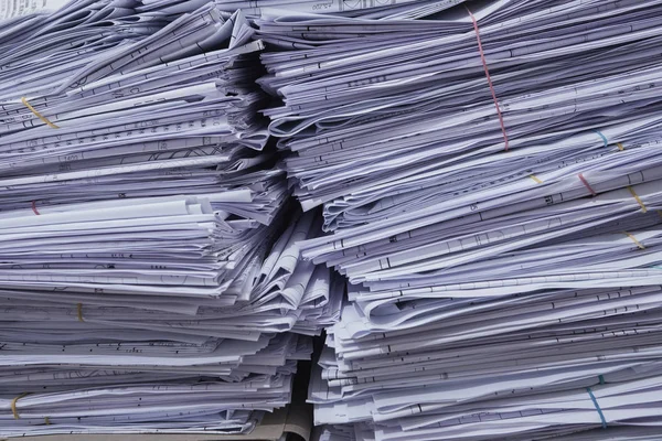 Stacks Paper Files Desk Office — Stock Photo, Image