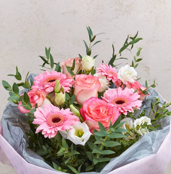 Nice Bright Flower Bouquet Close — Stock Photo, Image