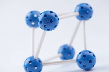 ışık arka plan üzerinde renkli dekoratif moleküler yapısı