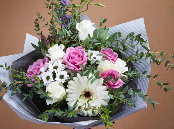 Beautiful Fresh Flower Bouquet Festive Concept — Stock Photo, Image