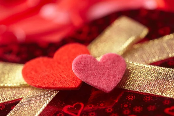 Mooie Rode Decoratie Voor Valentines Day — Stockfoto