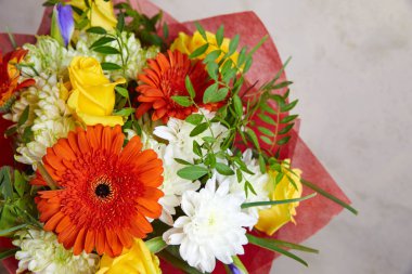 güzel taze çiçek buketi, Festival kavramı