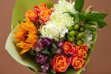 güzel taze çiçek buketi, Festival kavramı