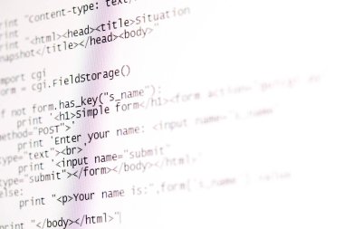 Programlama kod soyut ekran yazılım geliştirici